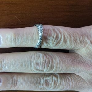 David Yurman crossover ring size 8